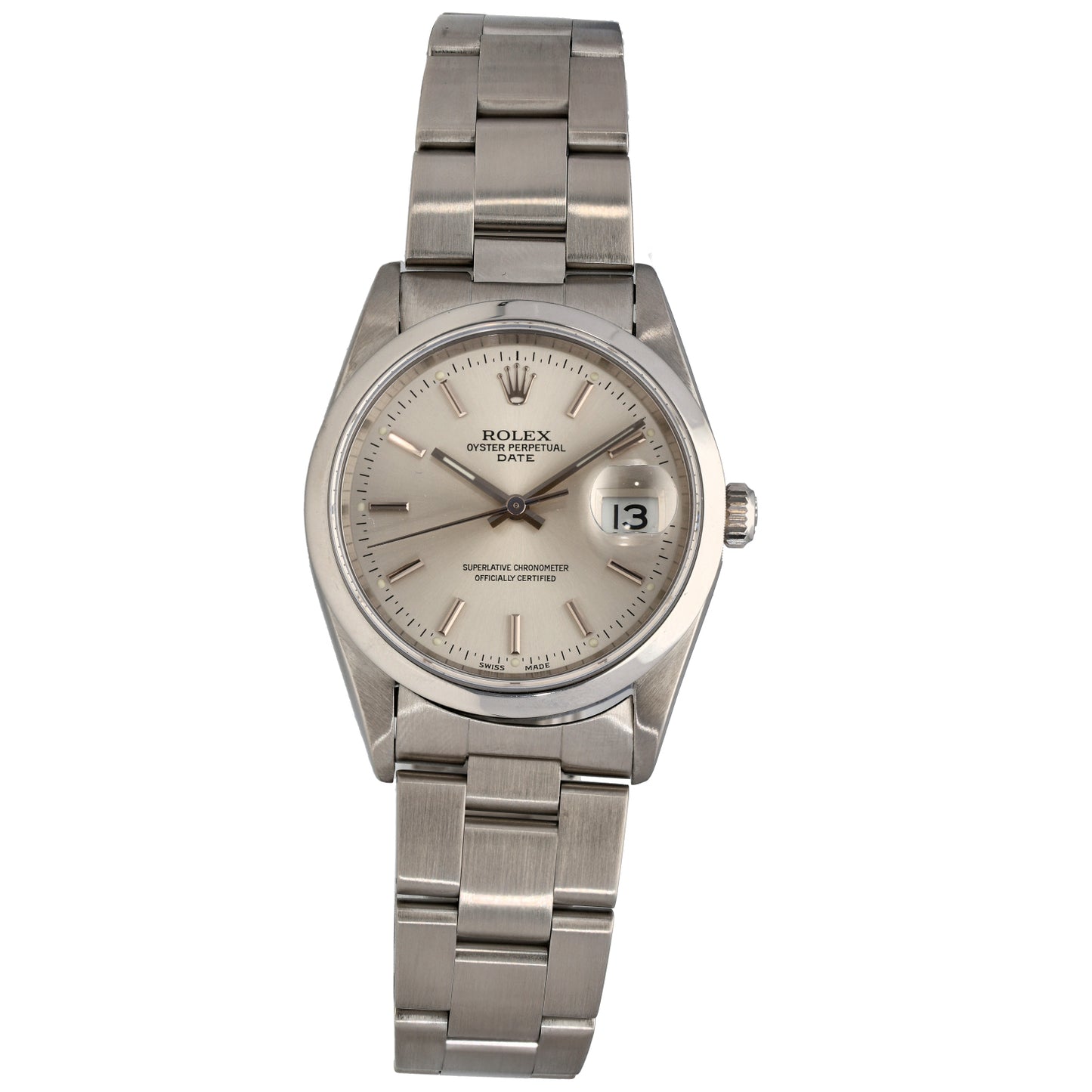 Rolex Date 15200 34mm Stainless Steel Watch