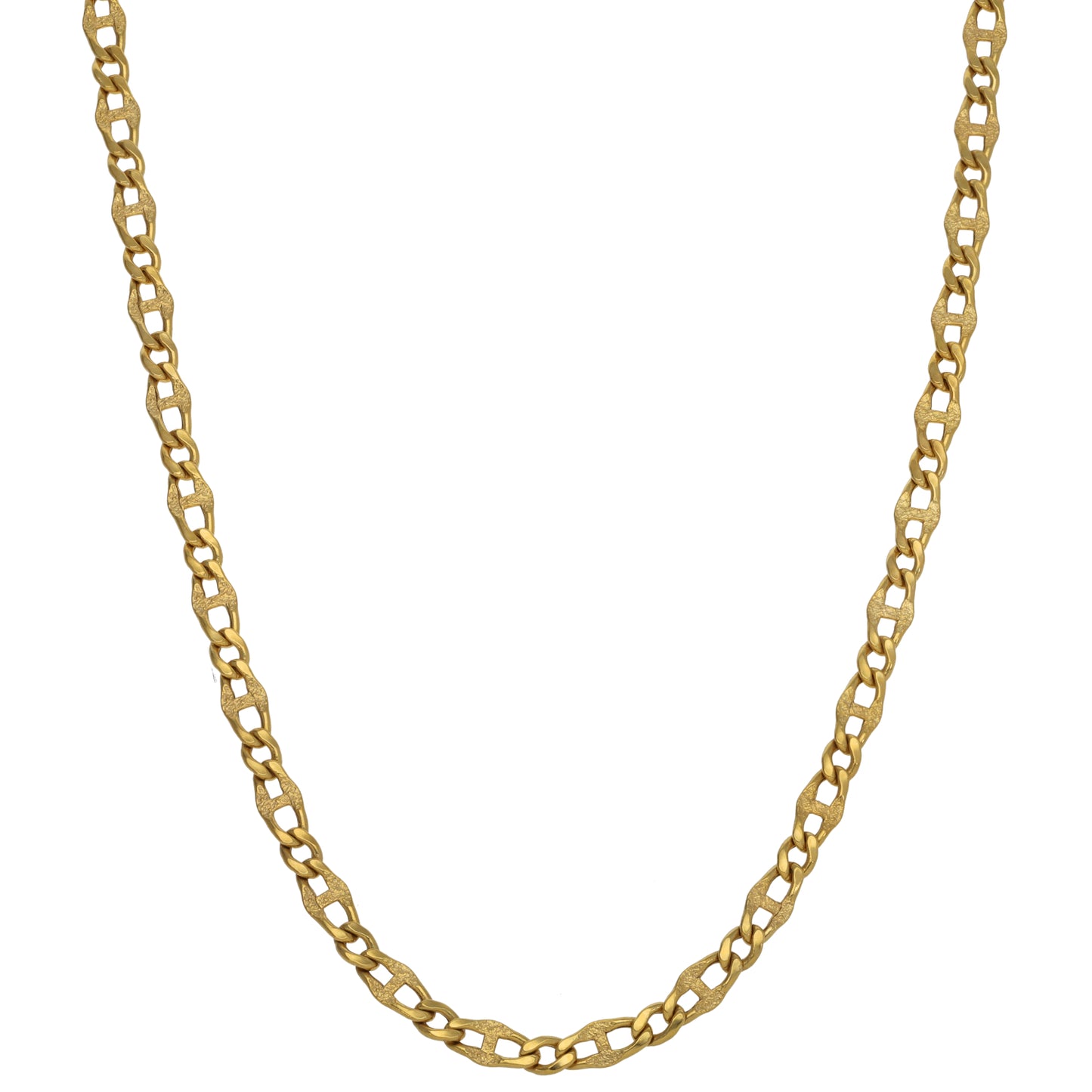18ct Gold Anchor Chain 20"