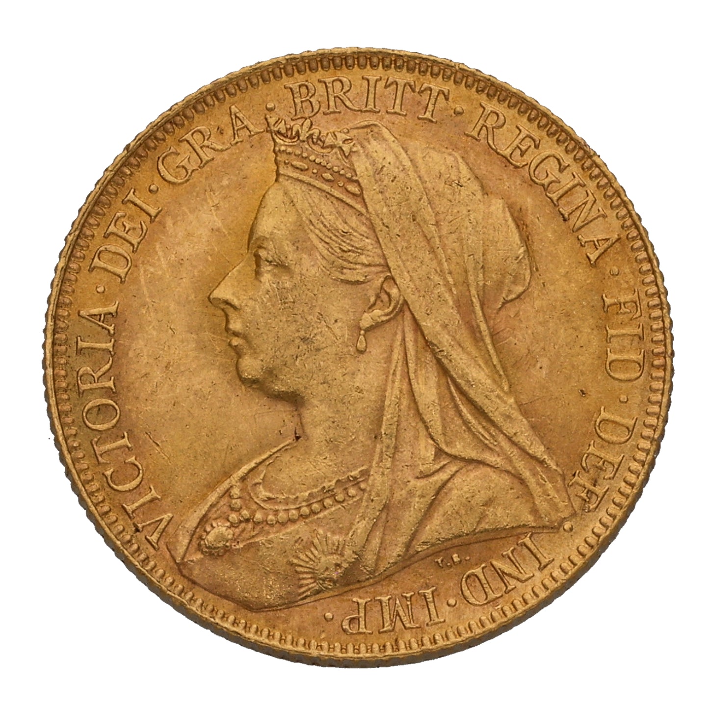 22ct Gold Queen Victoria Full Sovereign Coin 1901