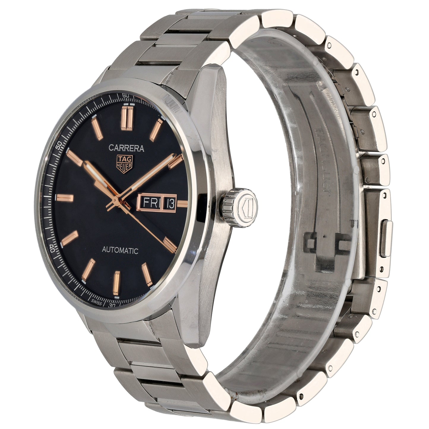 Tag Heuer Carrera WBN2013 41mm Stainless Steel Watch