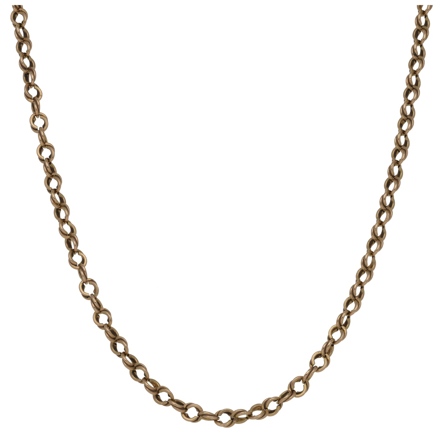 9ct Gold Belcher Chain 18"