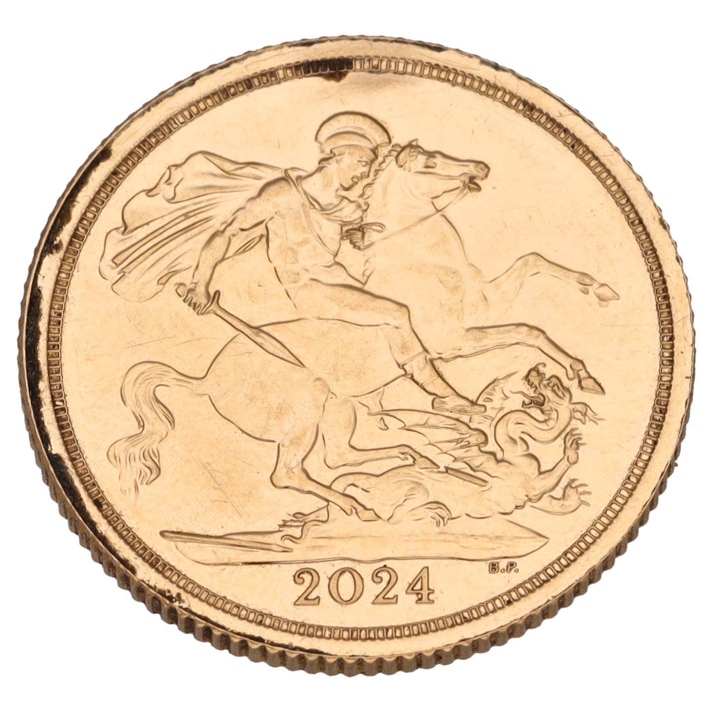 22ct Gold King Charles III Full Sovereign Coin 2024