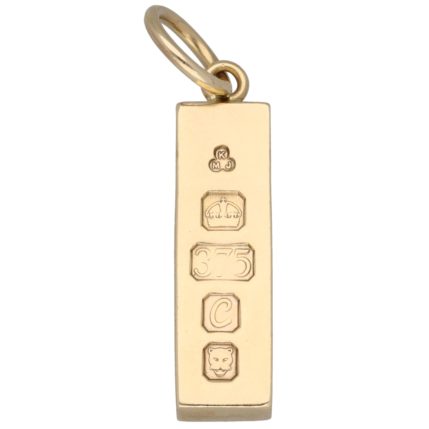 9ct Gold Ingot Pendant