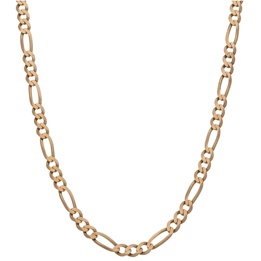 9ct Gold Figaro Chain 26"
