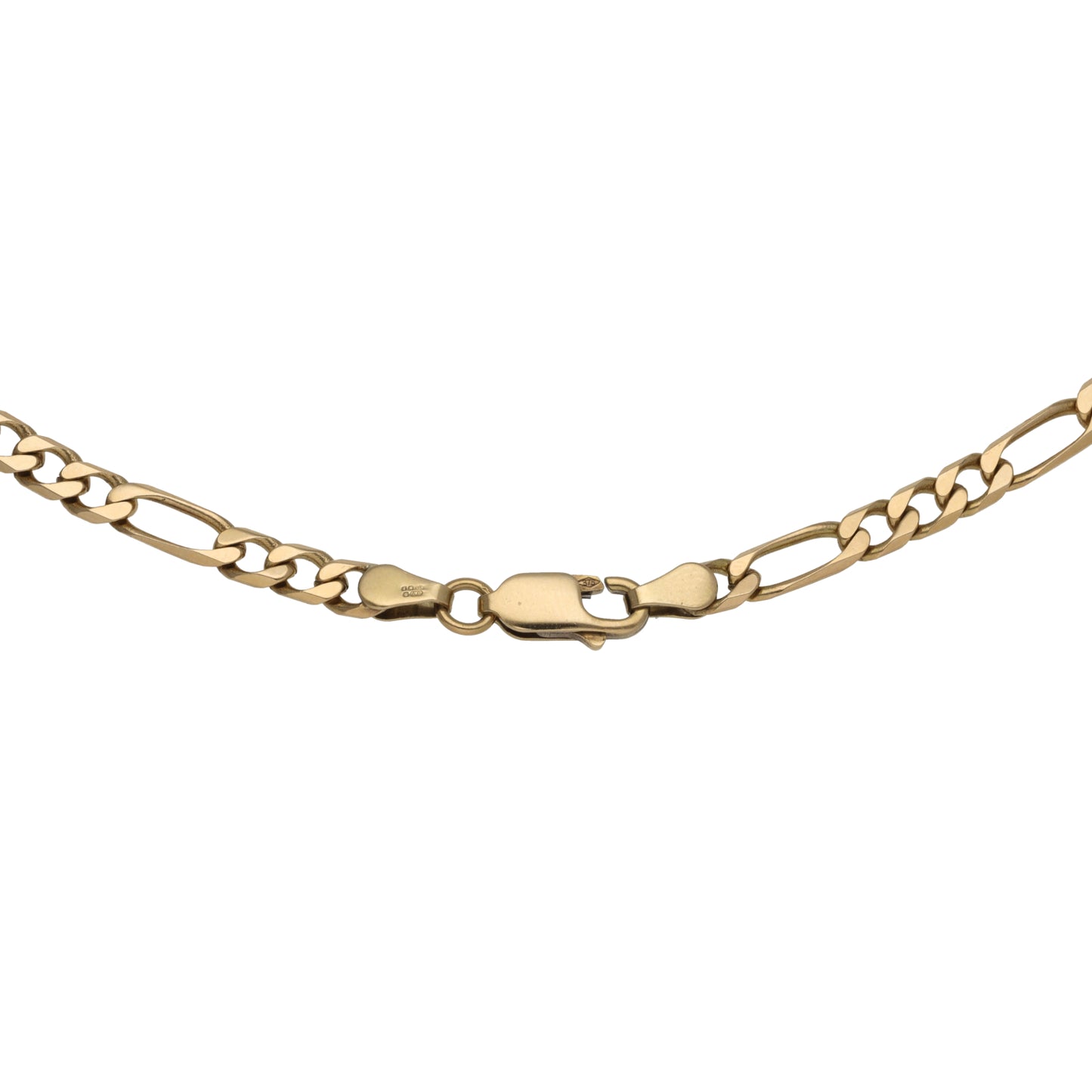 9ct Gold Figaro Chain 20"