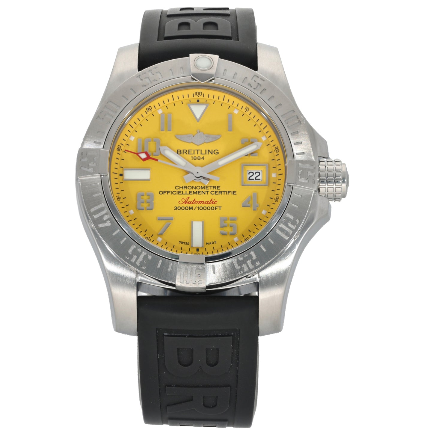Breitling Super Avenger A17331 46mm Stainless Steel Watch