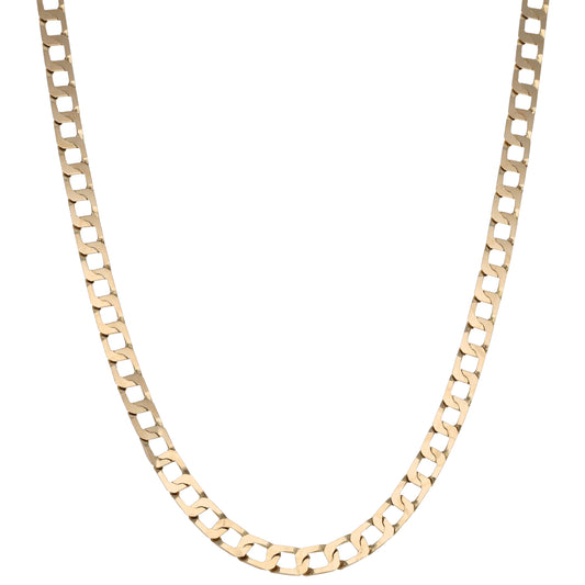 9ct Gold Curb Chain 20"