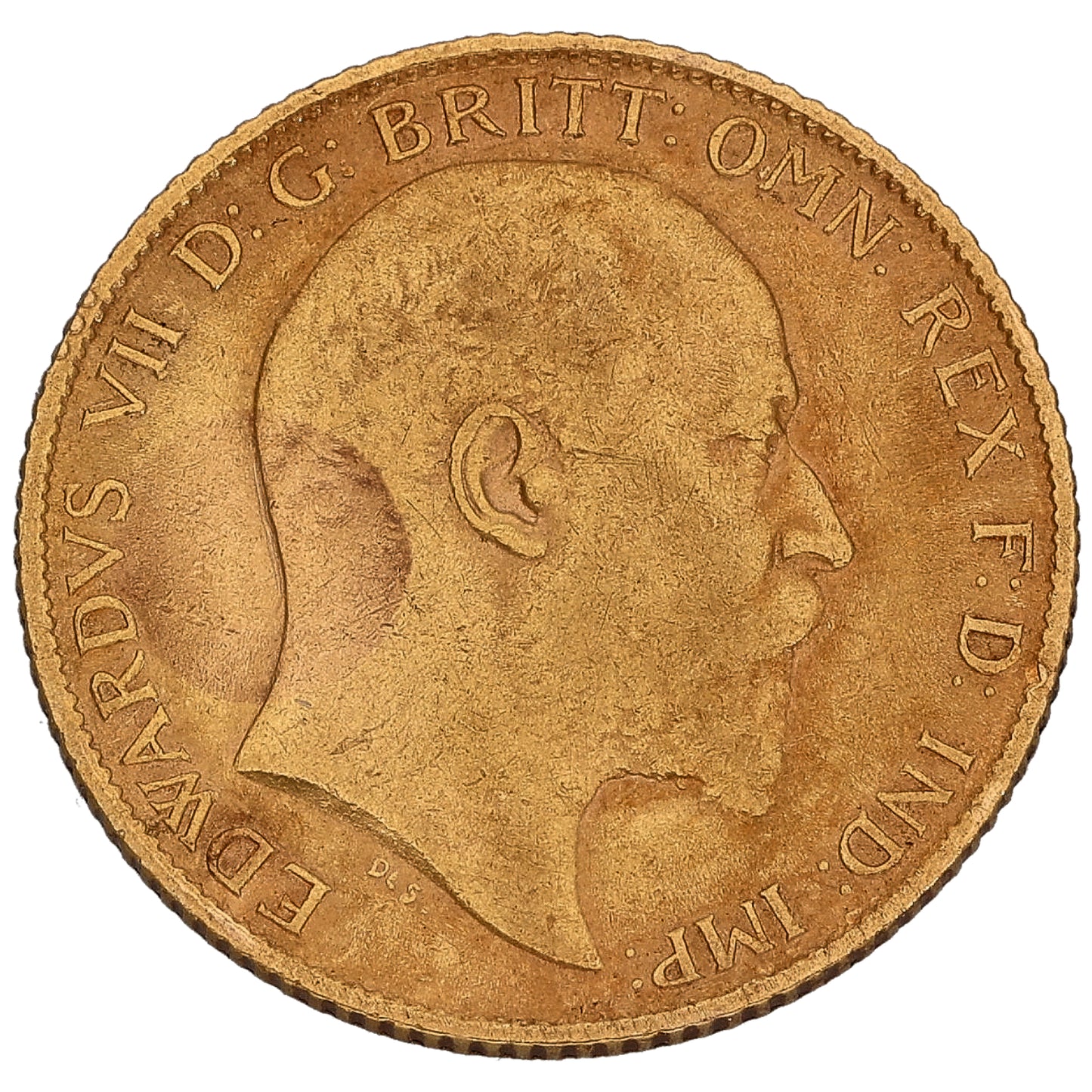 22ct Gold King Edward VII Half Sovereign Coin 1907