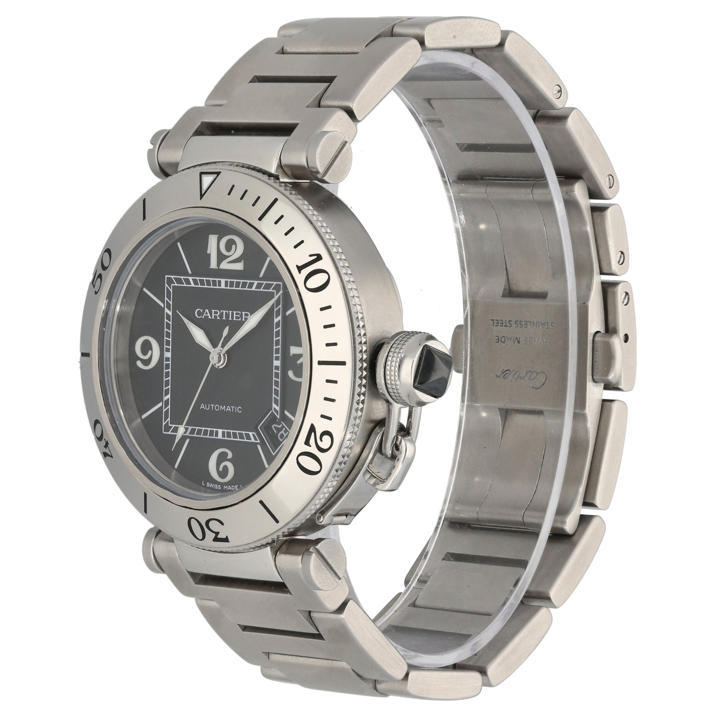 Cartier Pasha 2790 40mm Stainless Steel Watch