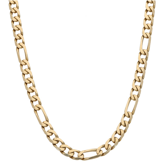 9ct Gold Figaro Chain 20"
