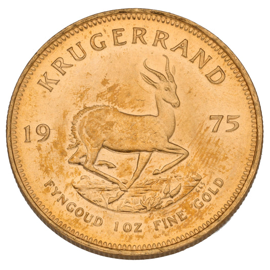 22ct Gold 1 OZ Krugerrand Coin 1975