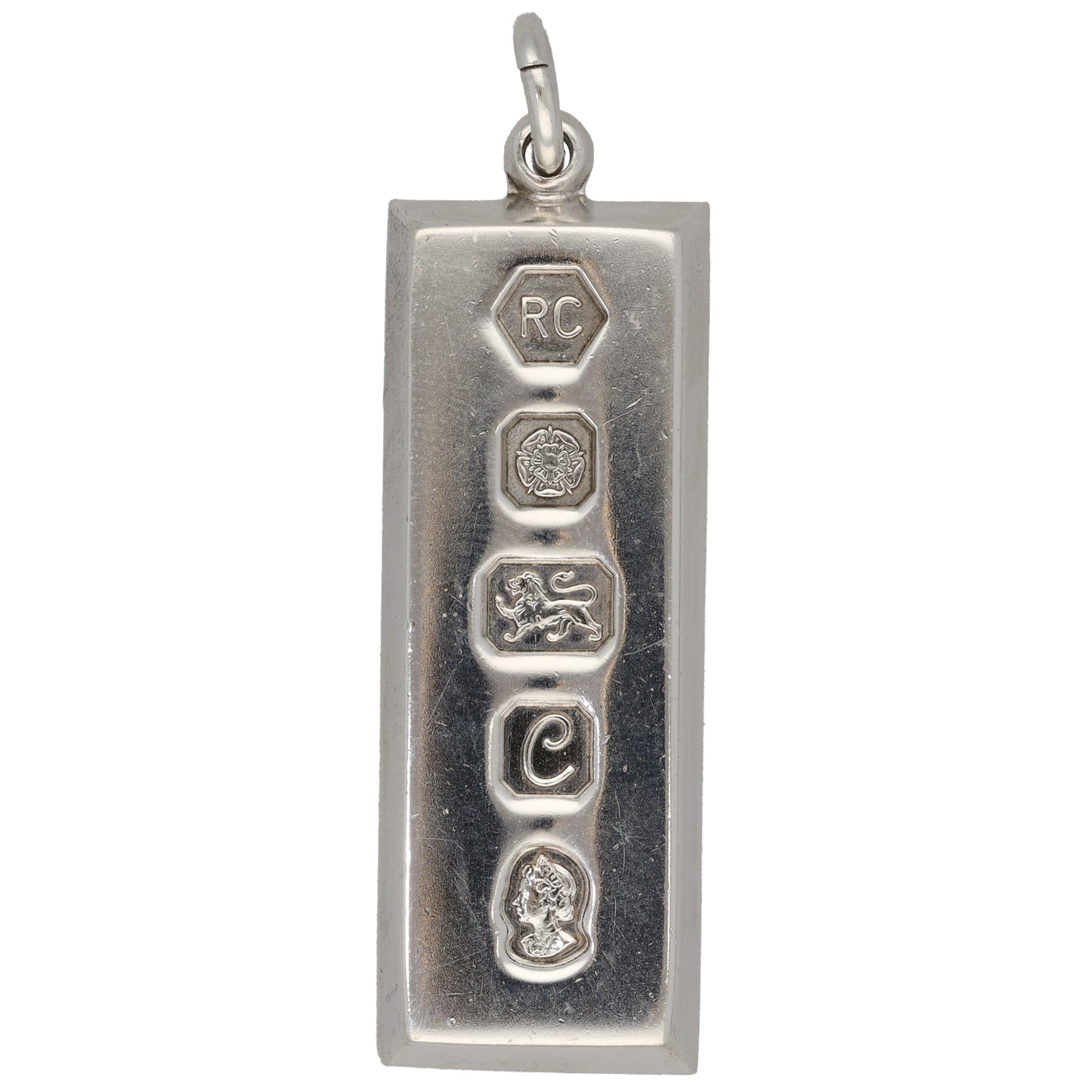 Sterling Silver Ingot Pendant