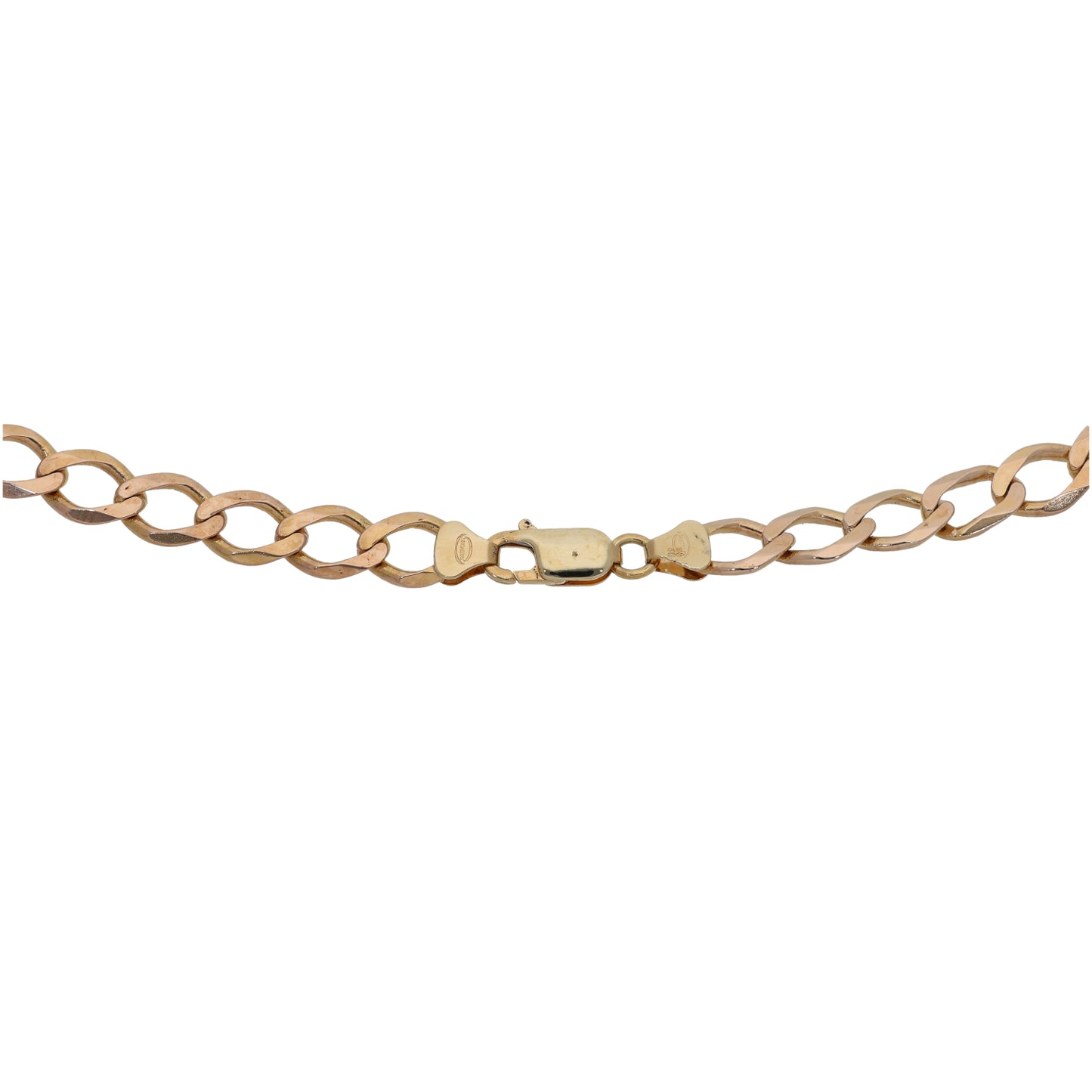 9ct Gold Curb Chain 26"