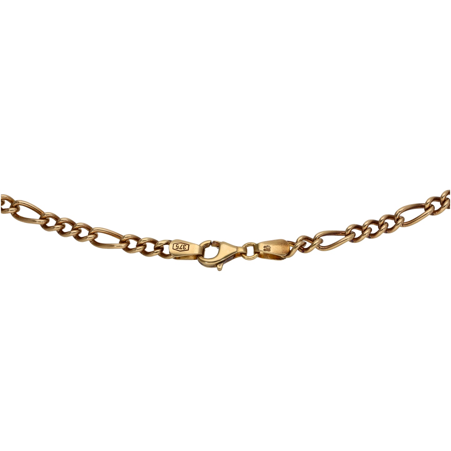 9ct Gold Fob/Watch Chain 18"