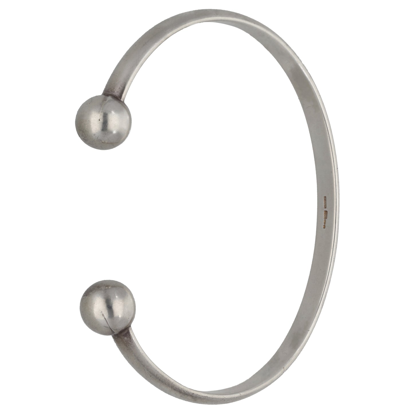 Sterling Silver Torque Bangle