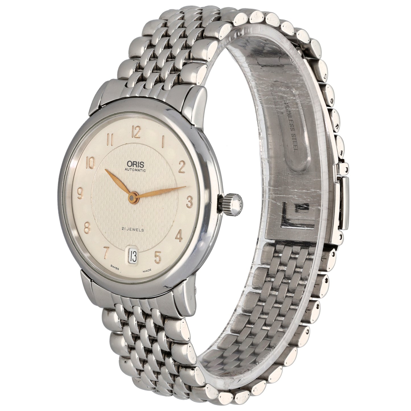Oris Classic Date 7468 35mm Stainless Steel Watch