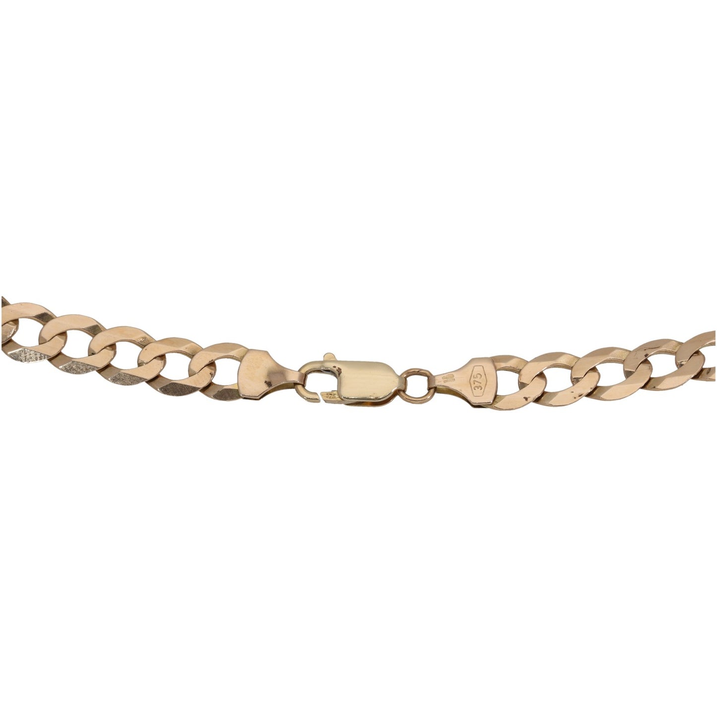 9ct Gold Curb Chain 20"