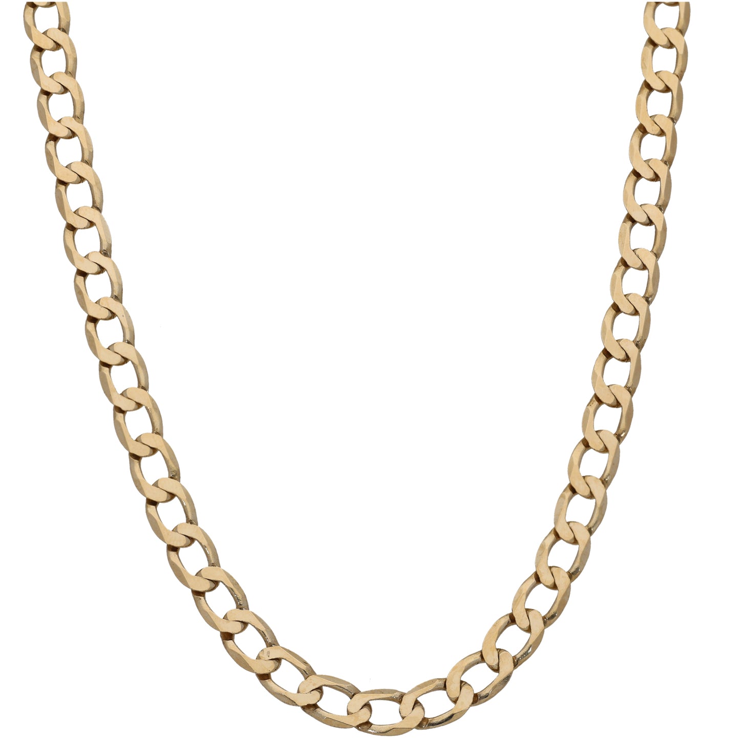 9ct Gold Curb Chain 20"