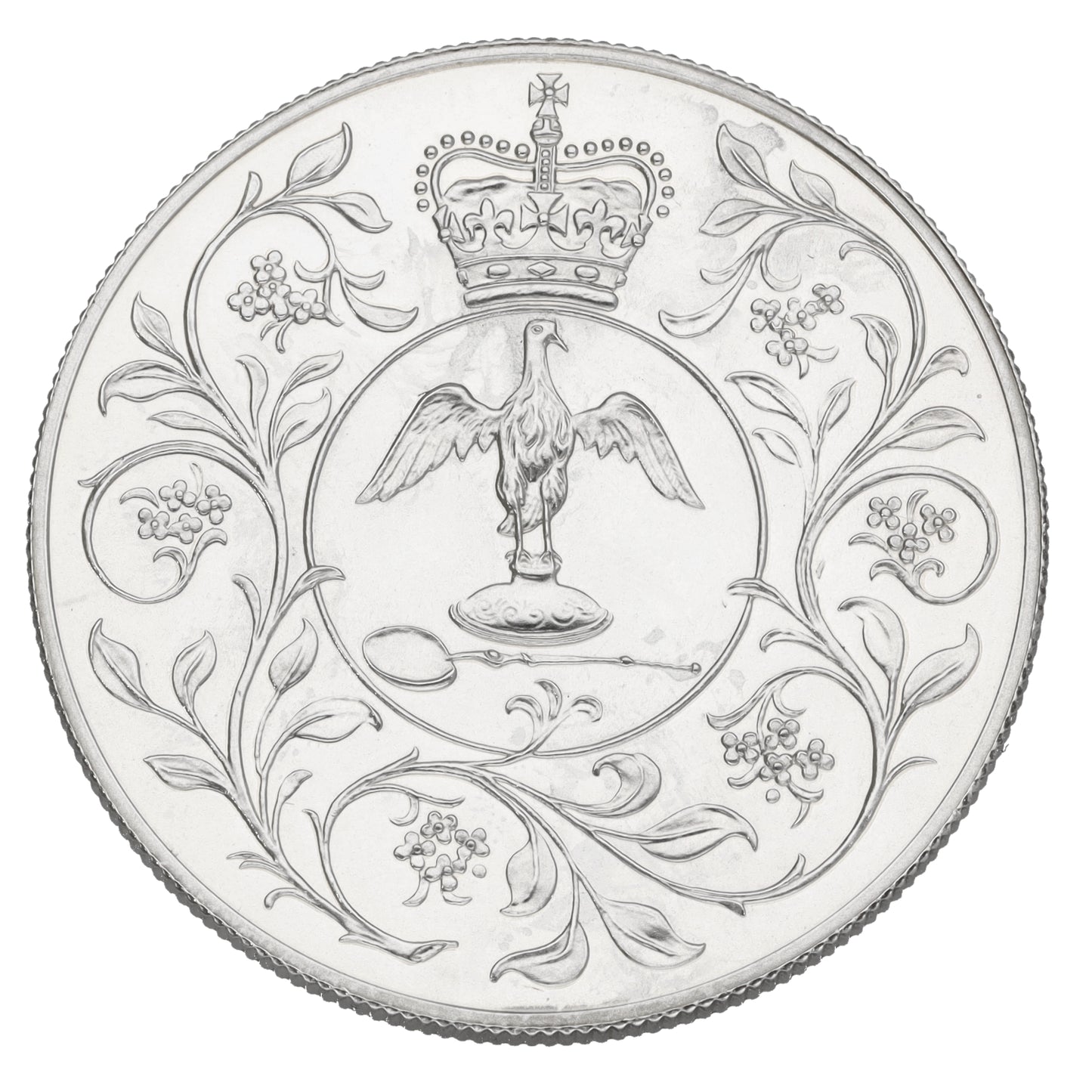 Sterling Silver Queen Elizabeth II Silver Jubilee Crown Coin 1977