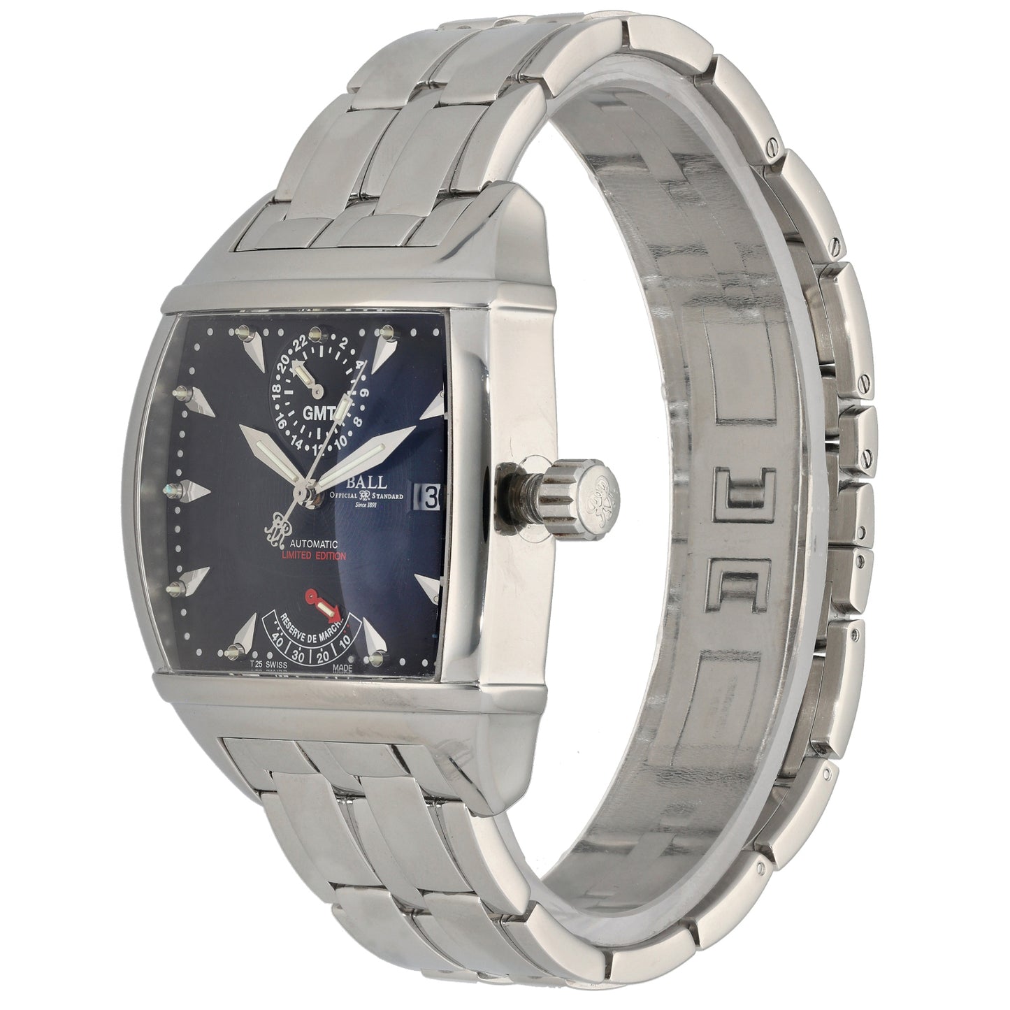 Ball Conductor GMT Chronograph GM1068D 36mm Stainless Steel Watch