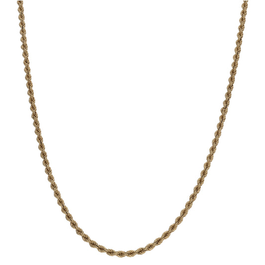 9ct Gold Rope Chain 16"