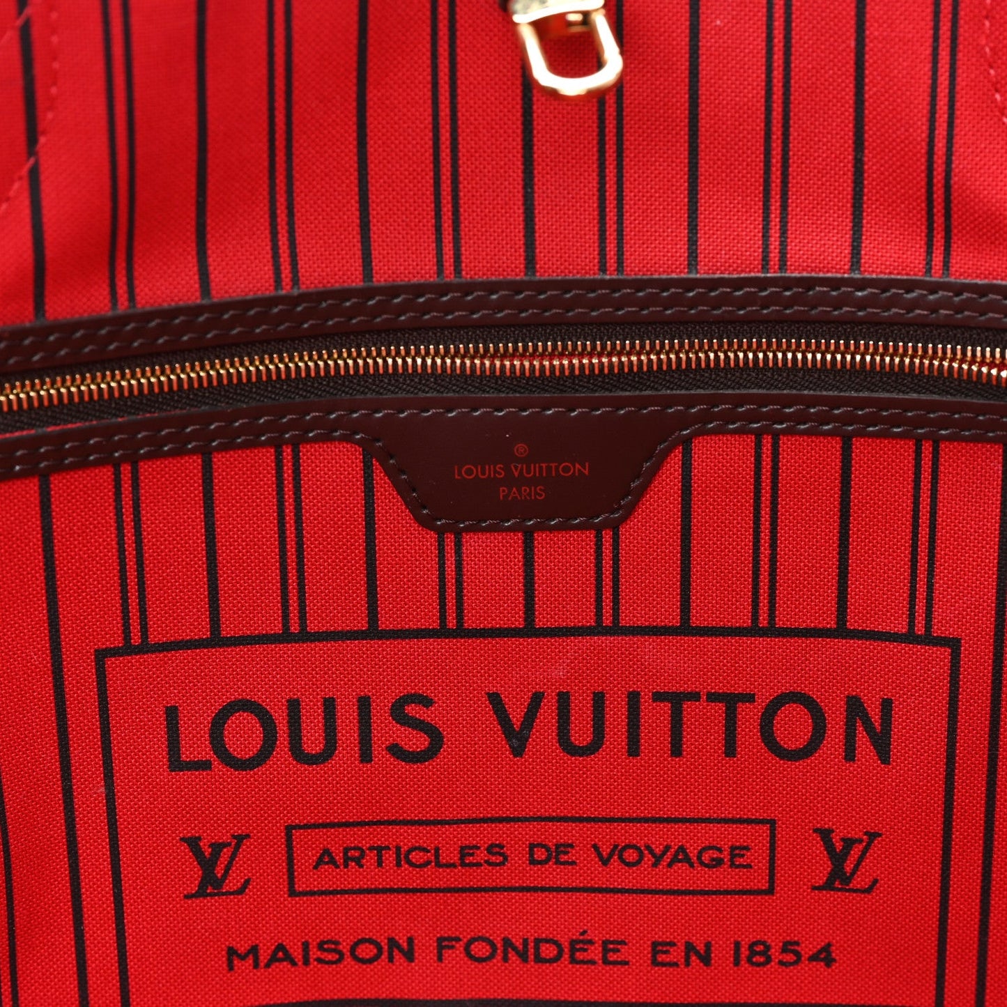 Louis Vuitton Damier Ebene Neo Neverfull GM Coated Canvas Bag - Brown