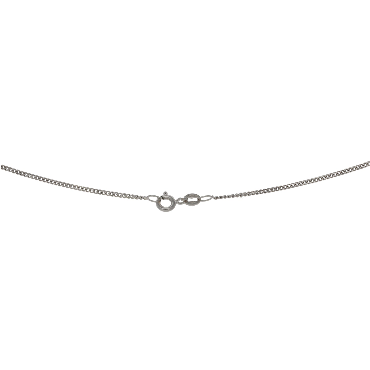 9ct White Gold 0.48ct Diamond Fancy Necklace 18"