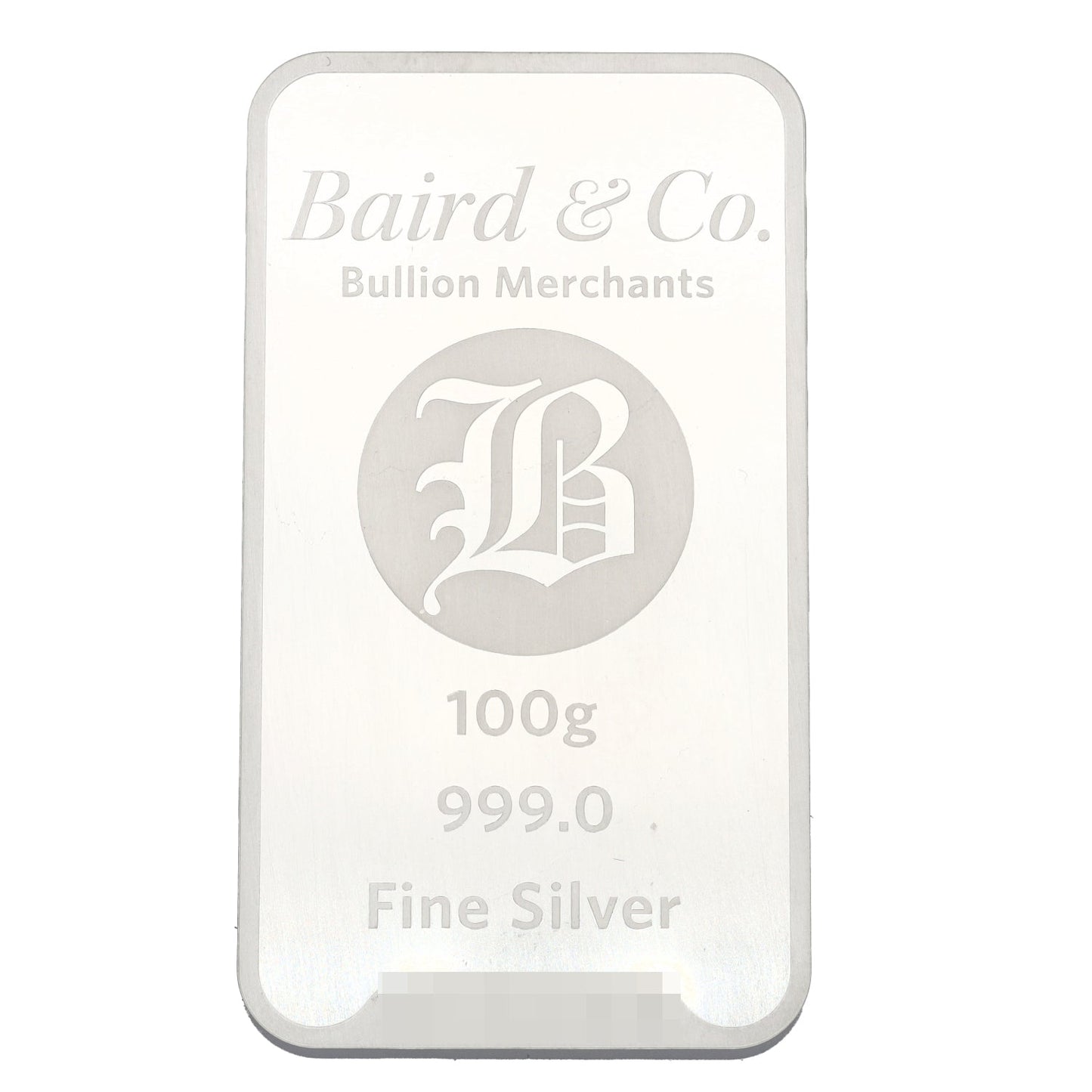 New Fine Silver 100g Bar