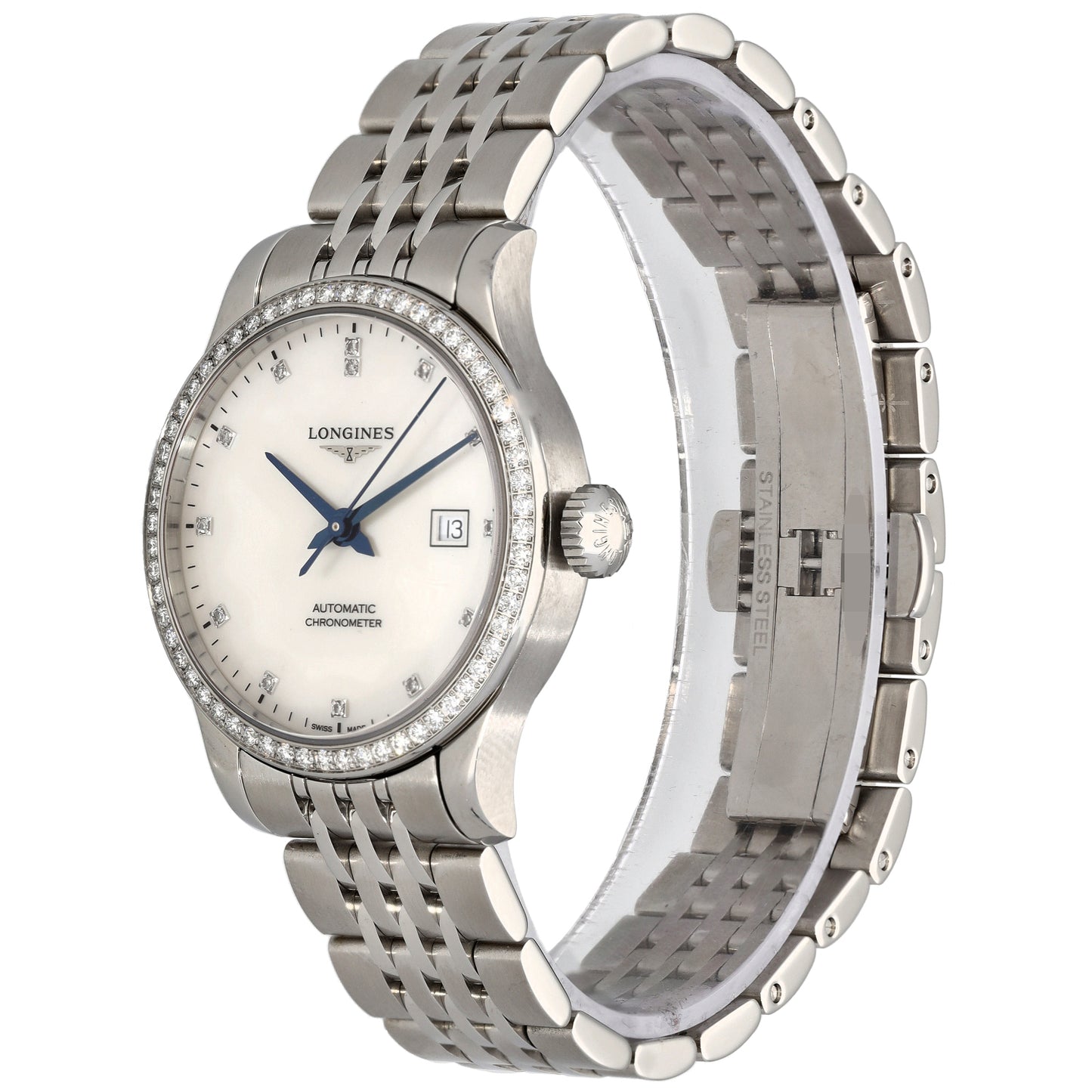 Longines Record L2.321.0 30mm Stainless Steel Watch