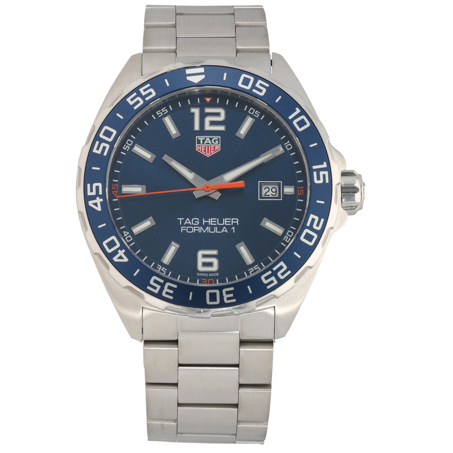 Tag Heuer Formula 1 WAZ1010 43mm Stainless Steel Watch