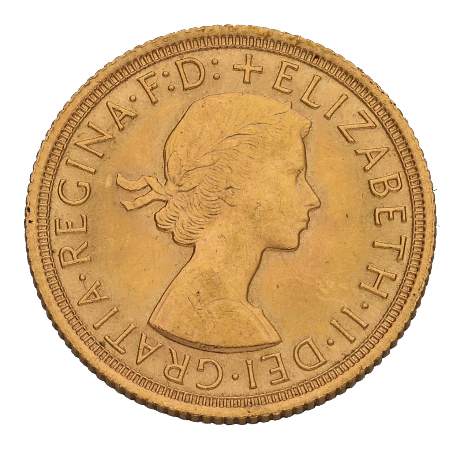 22ct Gold Queen Elizabeth II Full Sovereign Coin 1966