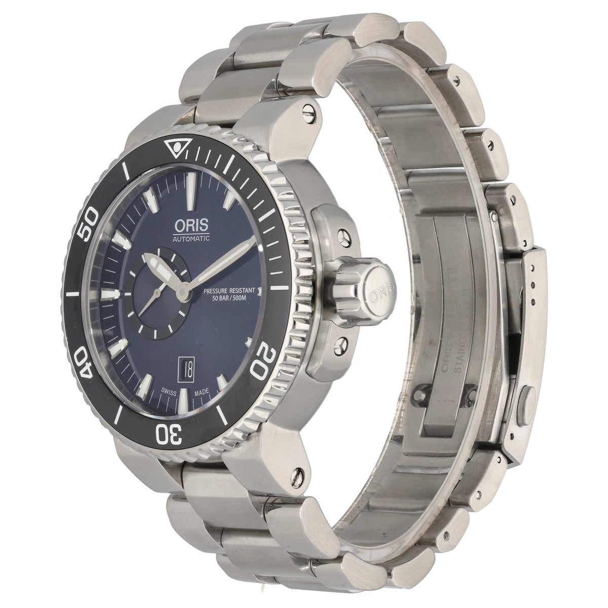 Oris Aquis 7673 46mm Stainless Steel Watch