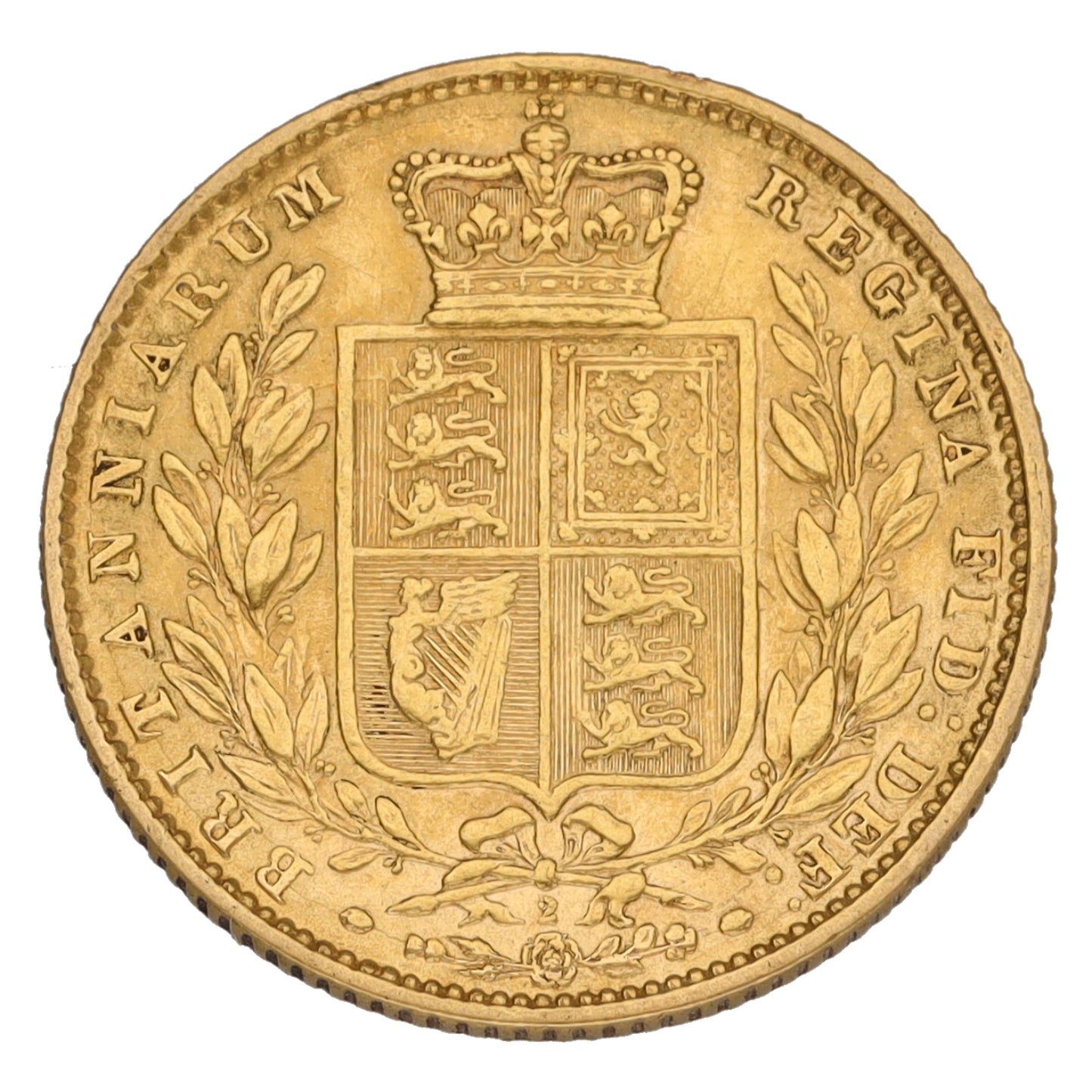 22ct Gold Queen Victoria Full Sovereign Coin 1872