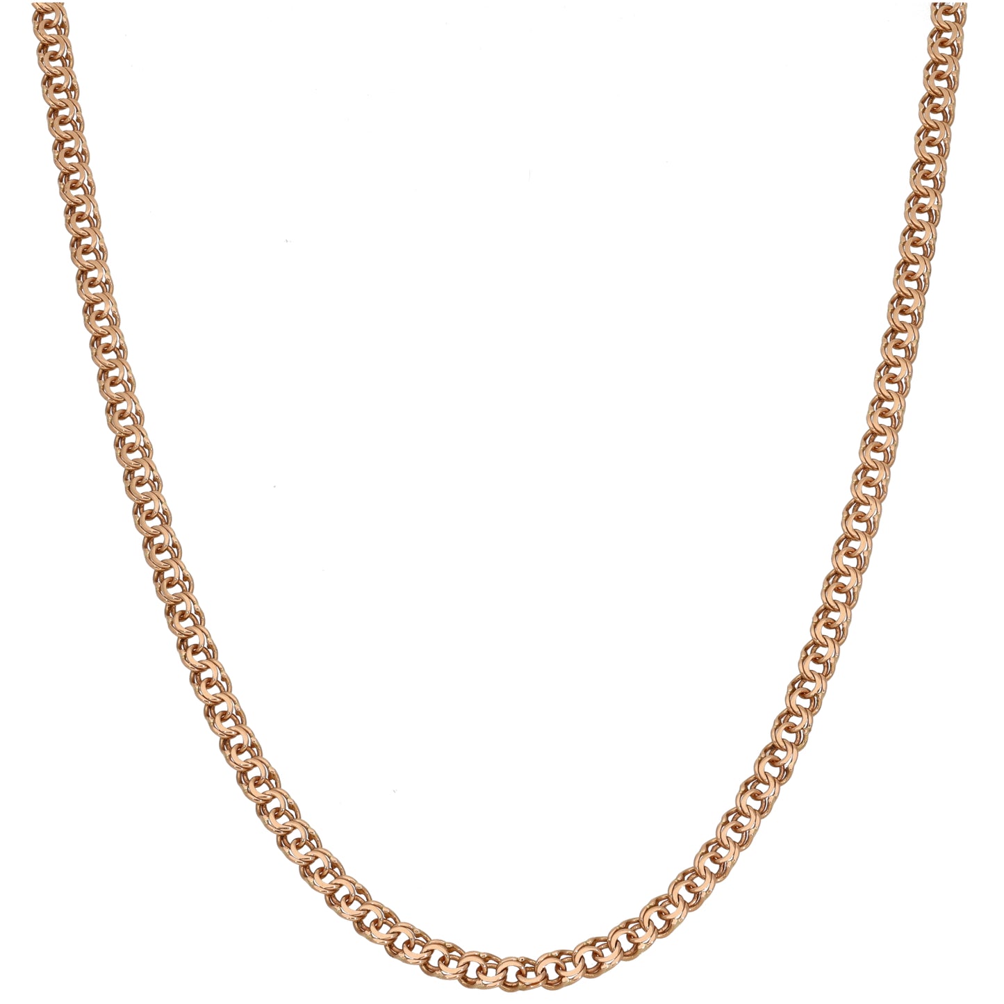 9ct Gold Double Curb Chain 20"