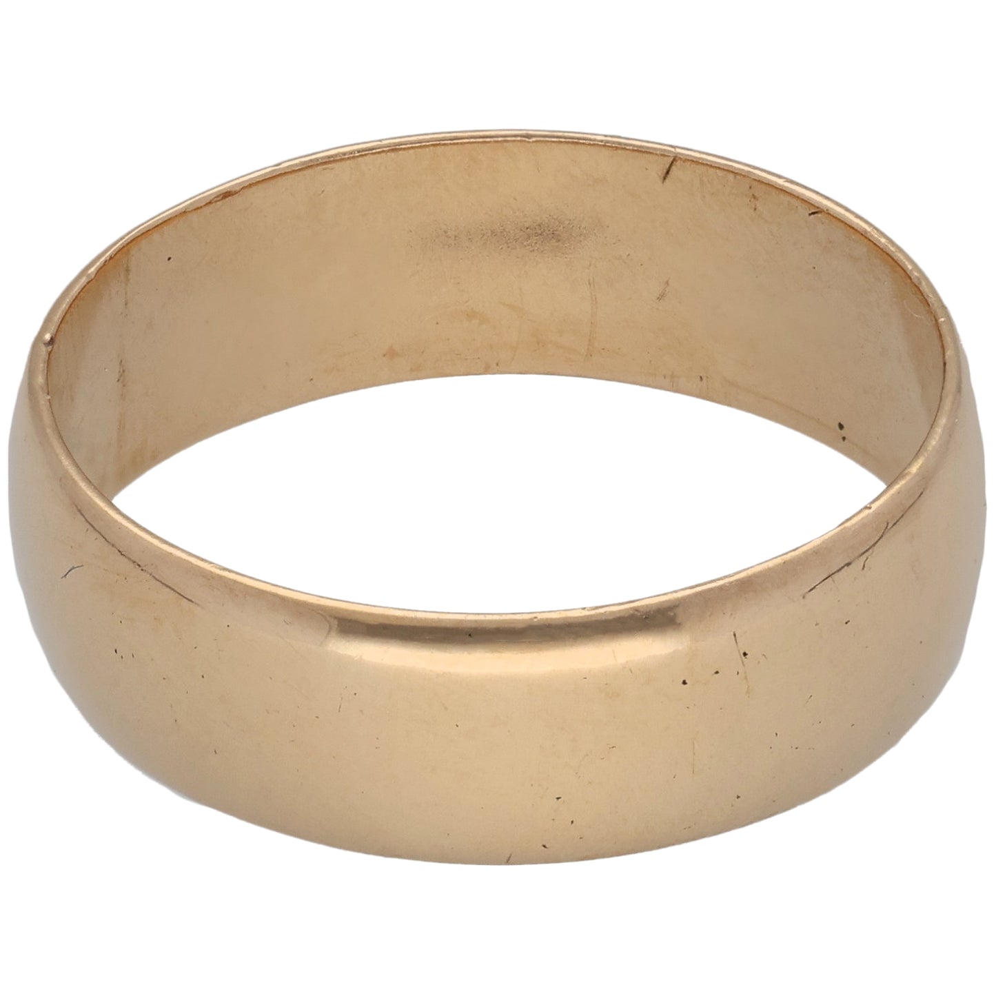 9ct Gold Plain Wedding Ring Size W