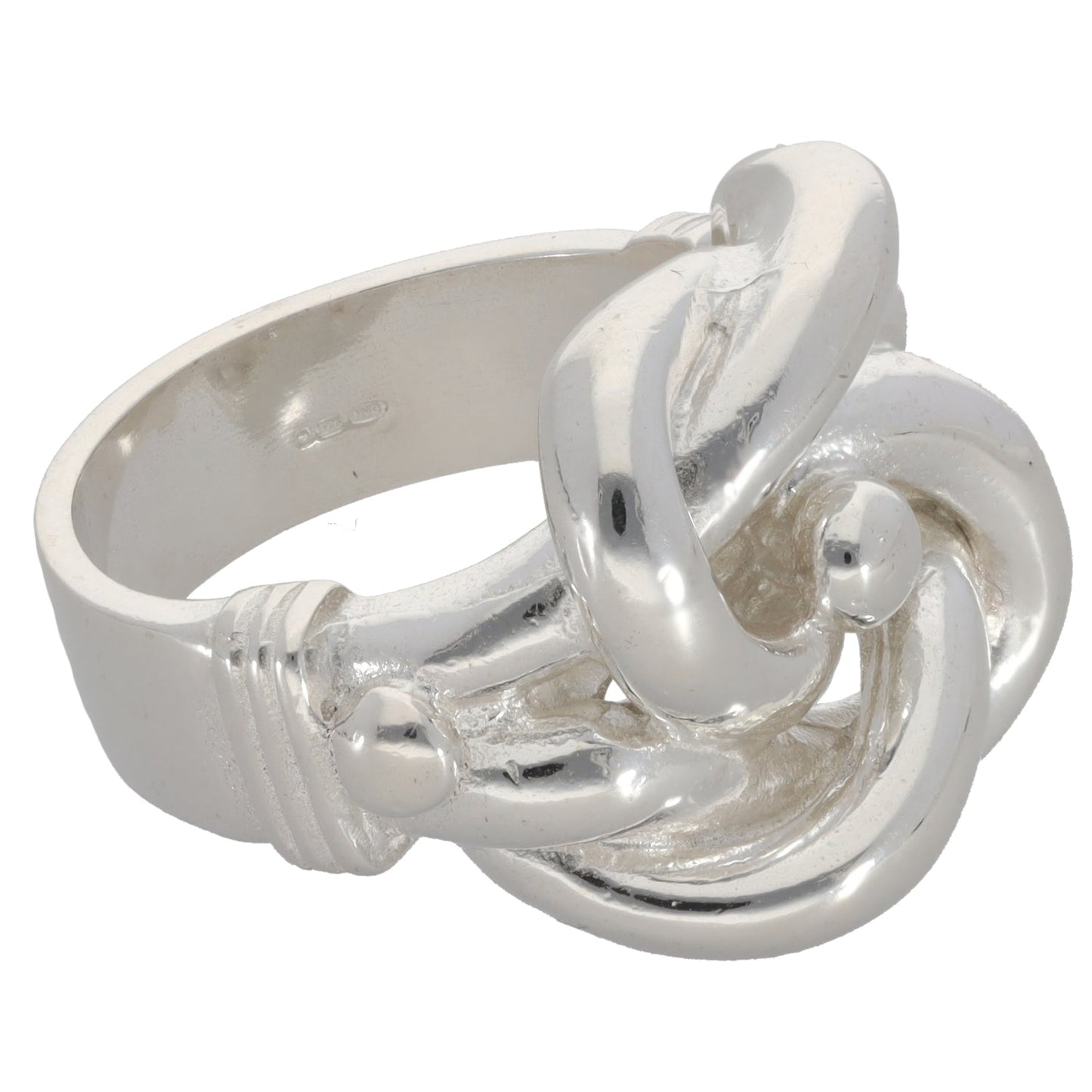 New Sterling Silver Knot Ring