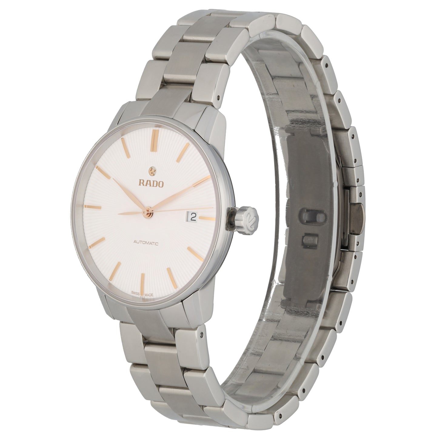 Rado Coupole 763.3860.4 38mm Stainless Steel Watch