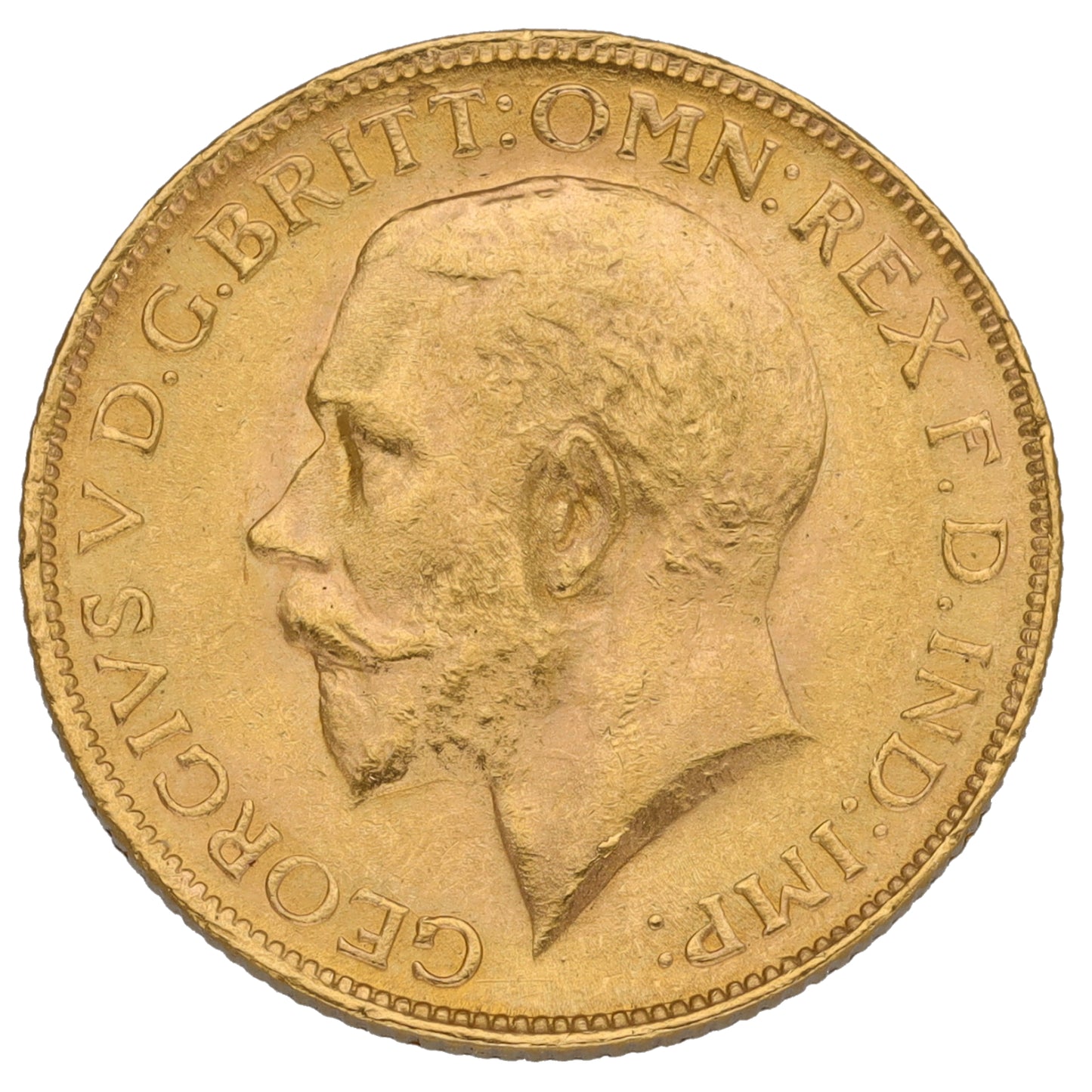 22ct Gold King George V Full Sovereign Coin 1927