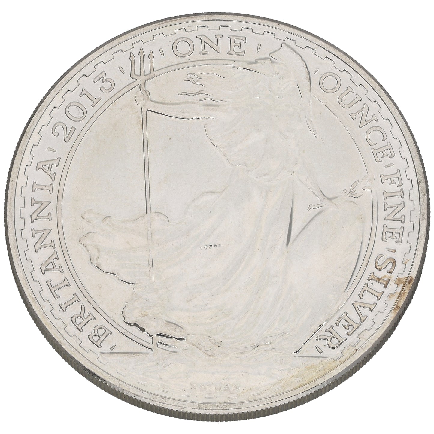 Fine Silver Queen Elizabeth II 1 OZ Britannia Coin 2013