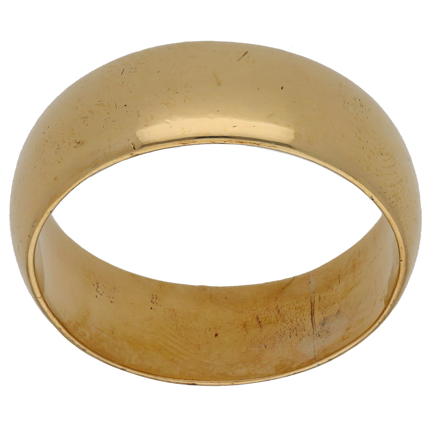 9ct Gold Plain Wedding Ring Size X