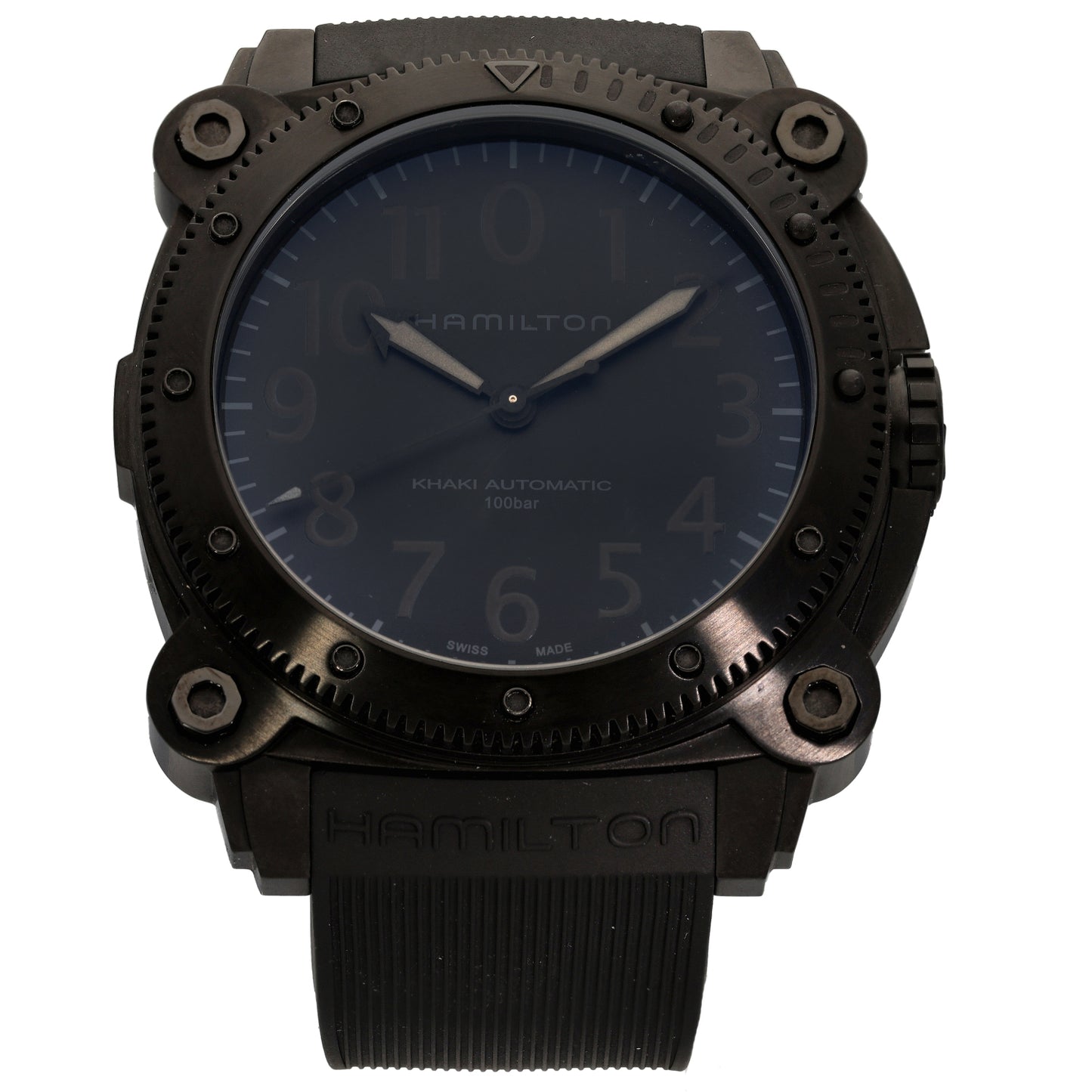 Hamilton Khaki Below Zero H785050 46mm PVD Titanium Watch