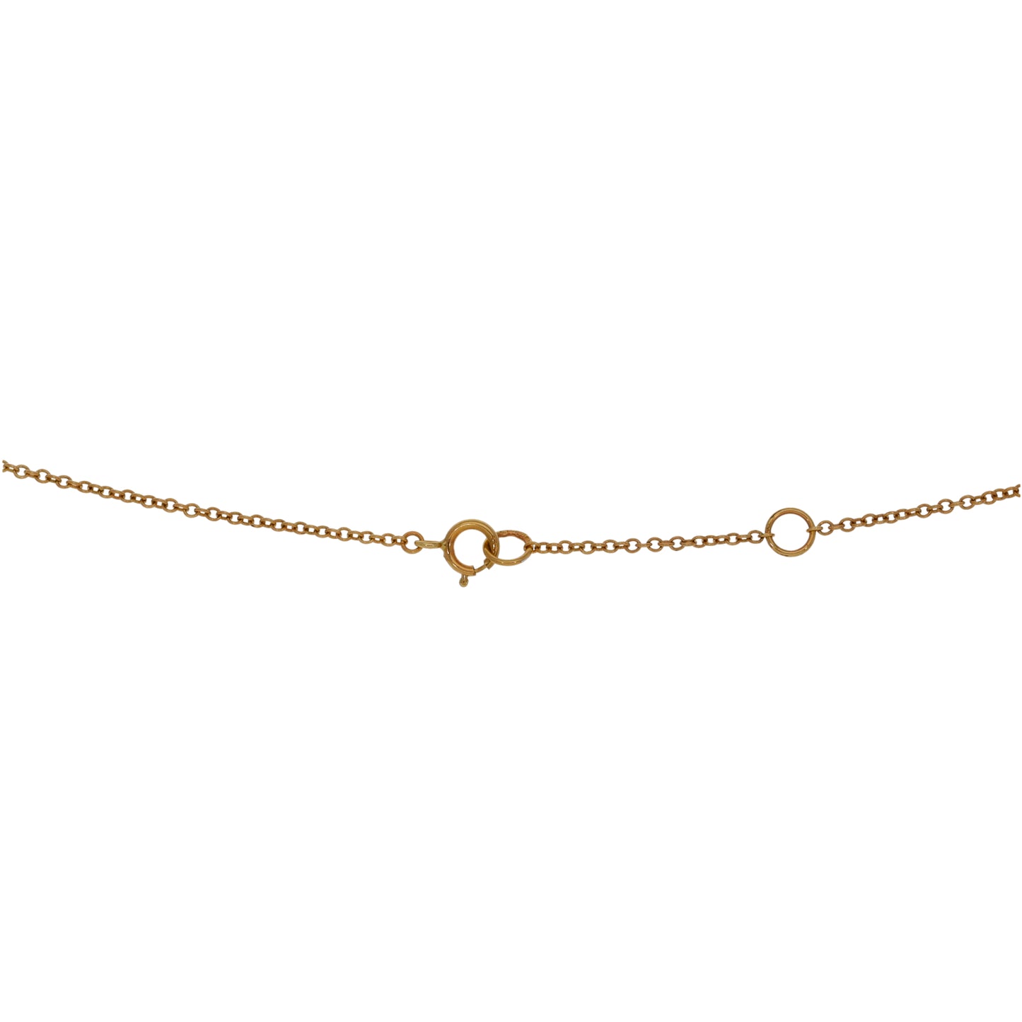 9ct Bicolour Gold 0.05ct Diamond Ring & Necklace Jewellery Set