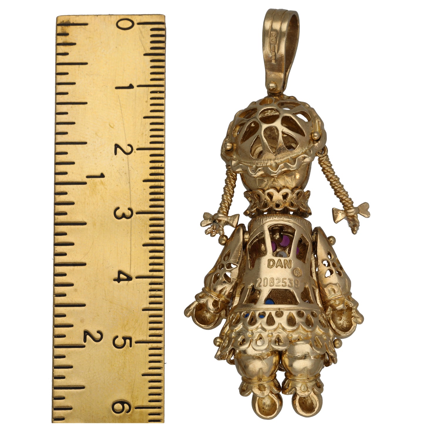9ct Gold Imitation Dolly Pendant