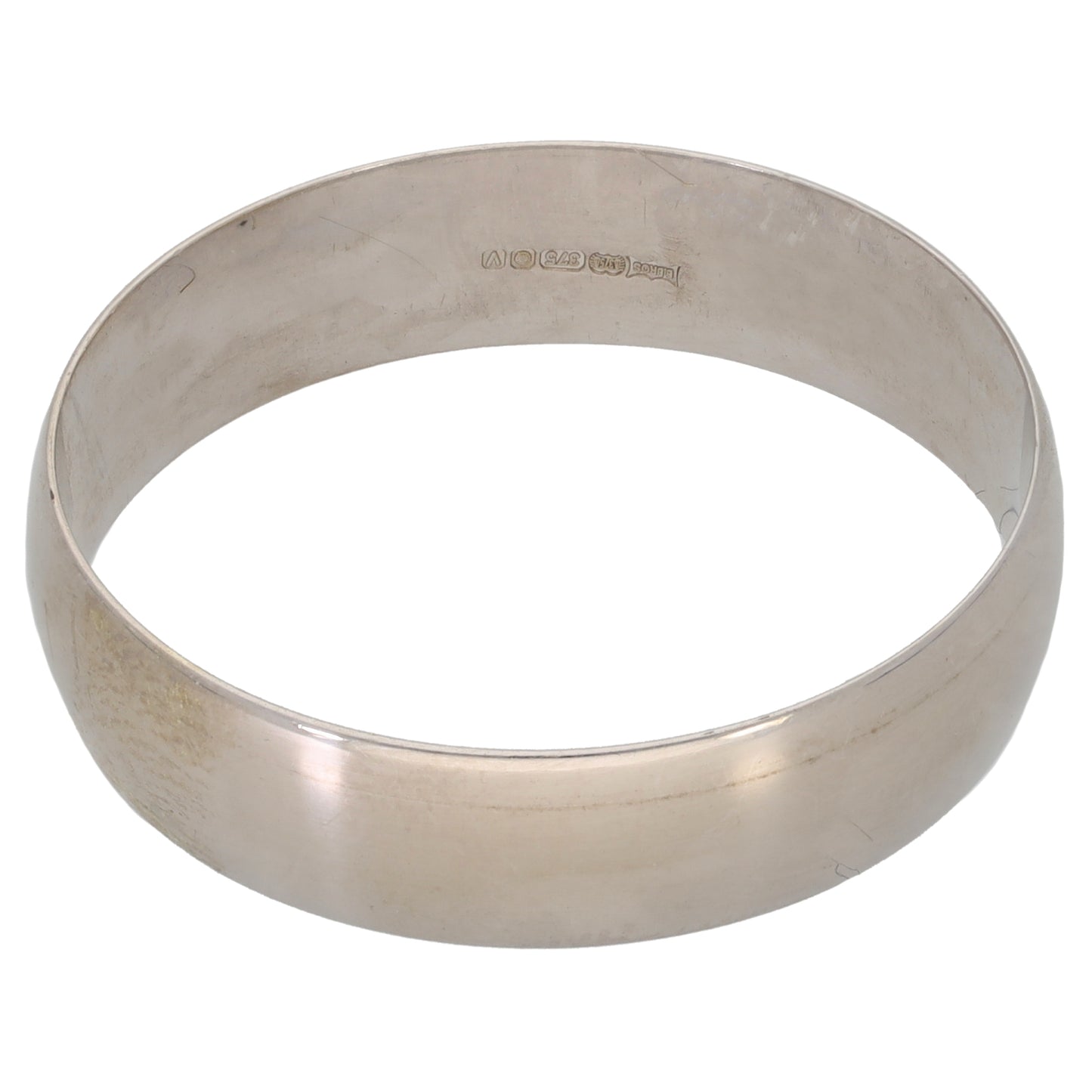 9ct White Gold Plain Wedding Ring Size Z+3