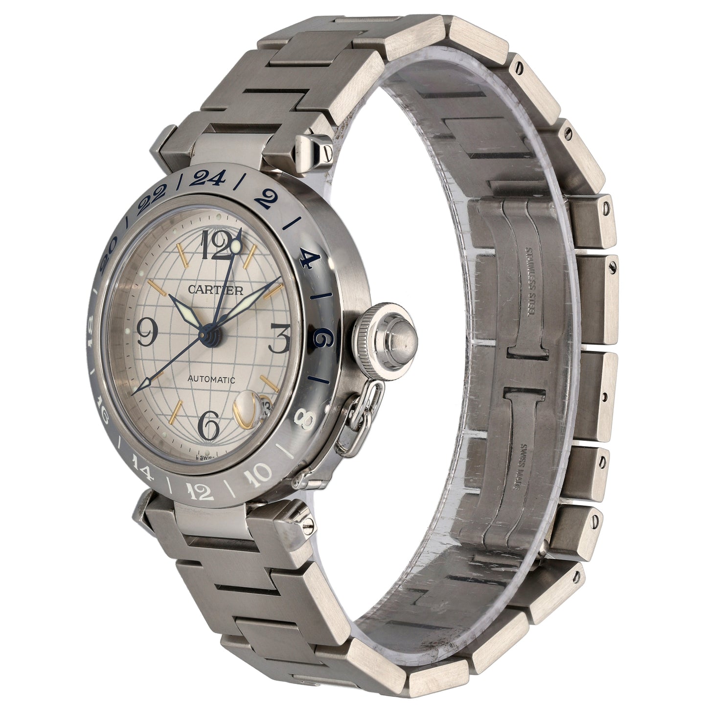 Cartier Pasha 2377 35mm Stainless Steel Watch
