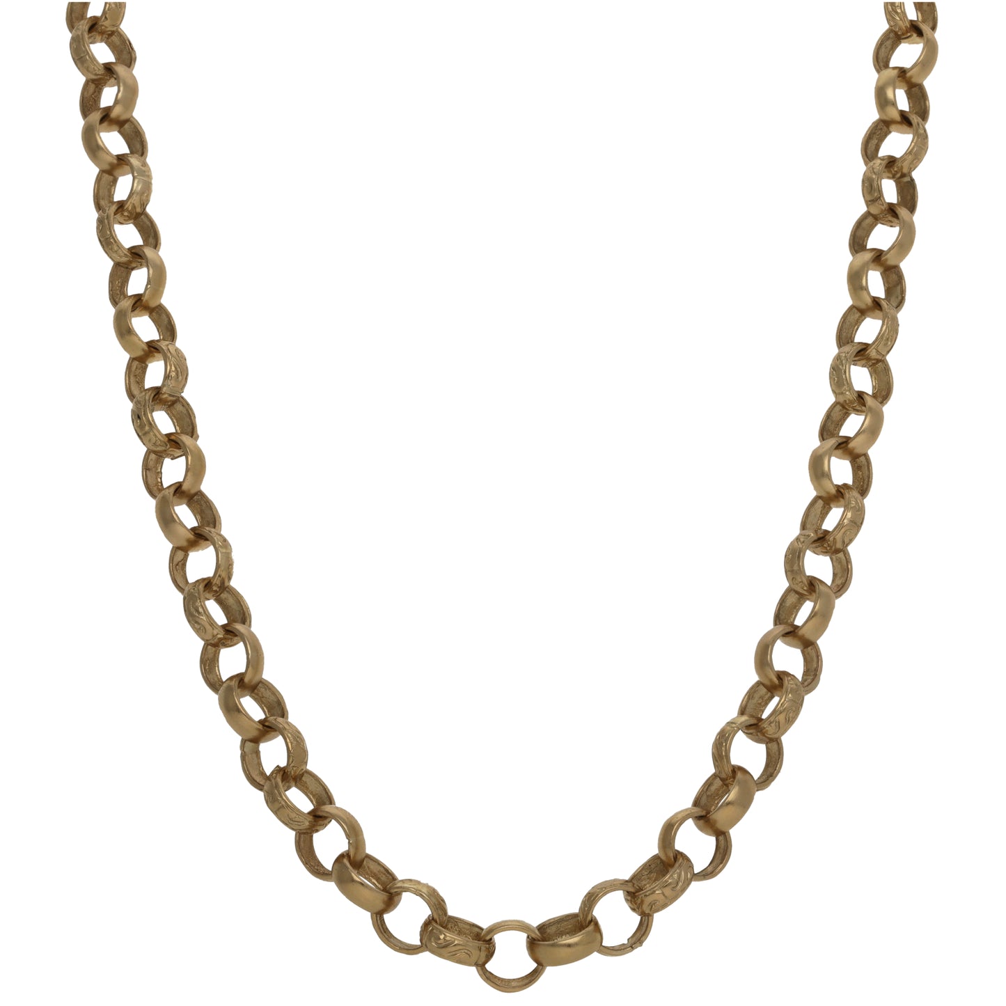 9ct Gold Belcher Chain 22"