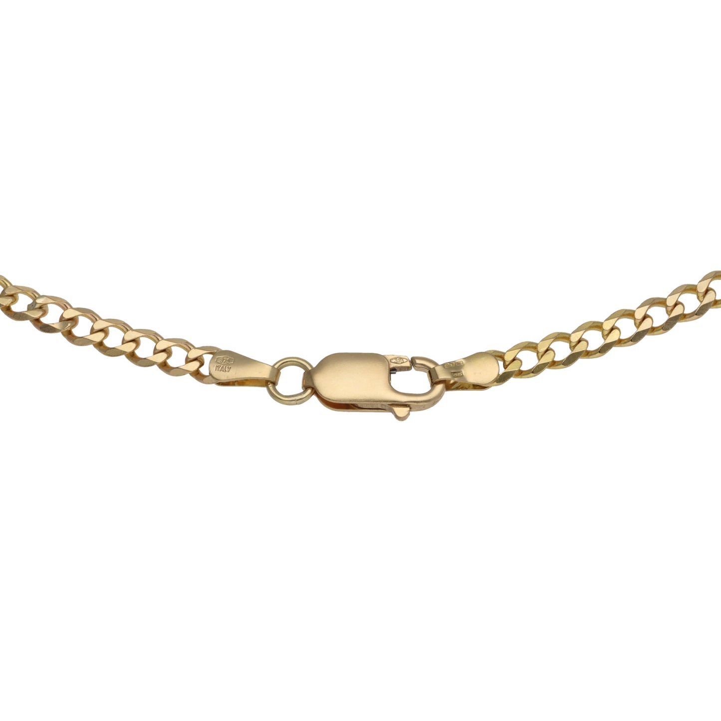 9ct Gold Curb Chain 26"