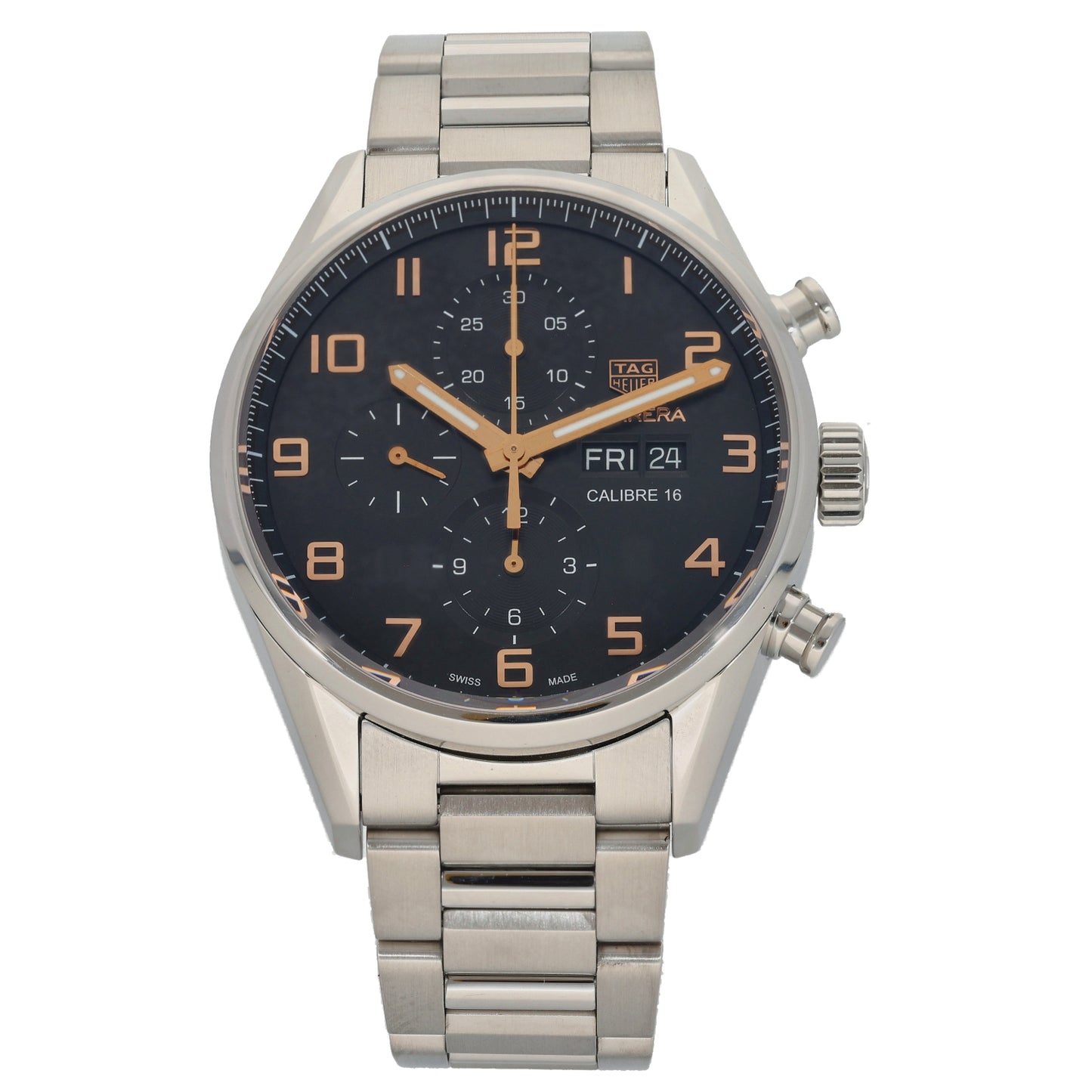 Tag Heuer Carrera CV2A1AB 43mm Stainless Steel Watch