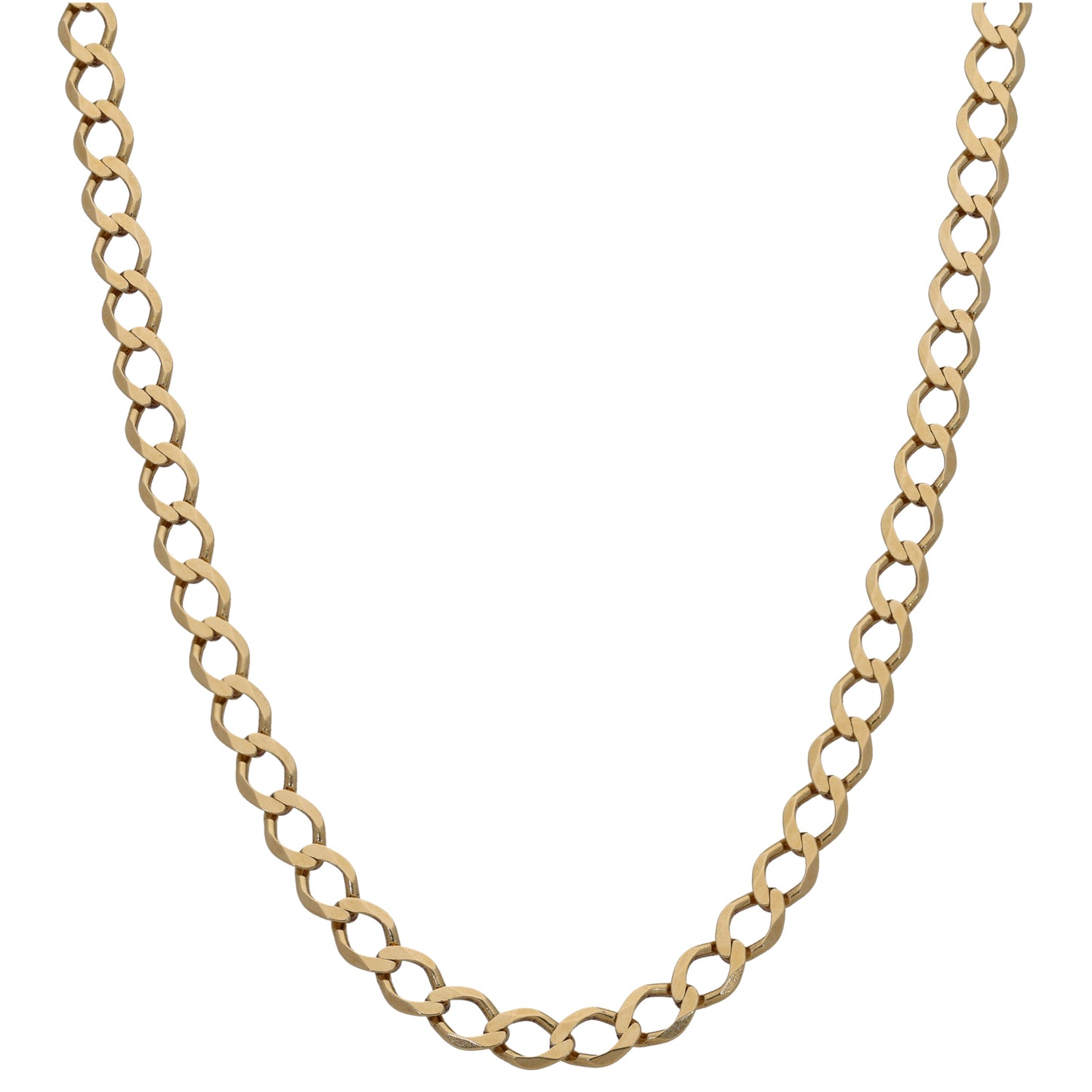 9ct Gold Curb Chain 20"