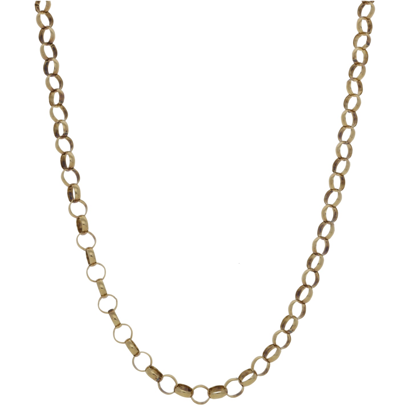 9ct Gold Belcher Chain 18"